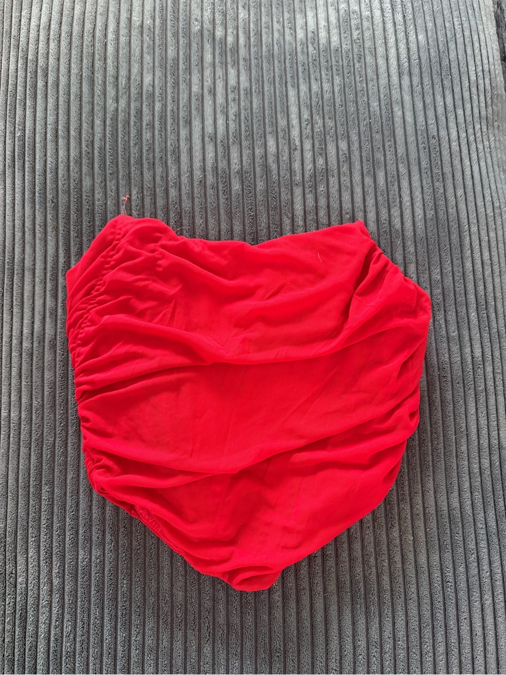 Princess Polly Red Ruched Tank Top